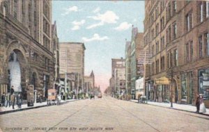 Minnesota Duluth Superior Street Looking East From 5th Street West