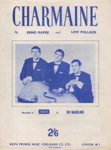 The Bachelors Charmaine Original Sheet Music