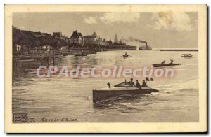 Old Postcard Evian Les Bains stranded