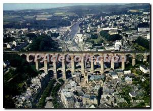 Modern Postcard Morlaix Au Fond New Road Bridge