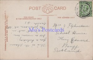 Genealogy Postcard - Eghunstone?, School House, King Edward, Banff GL1896