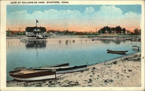 Stamford Connecticut CT Water View Hallowe'en Park c1930s Postcard