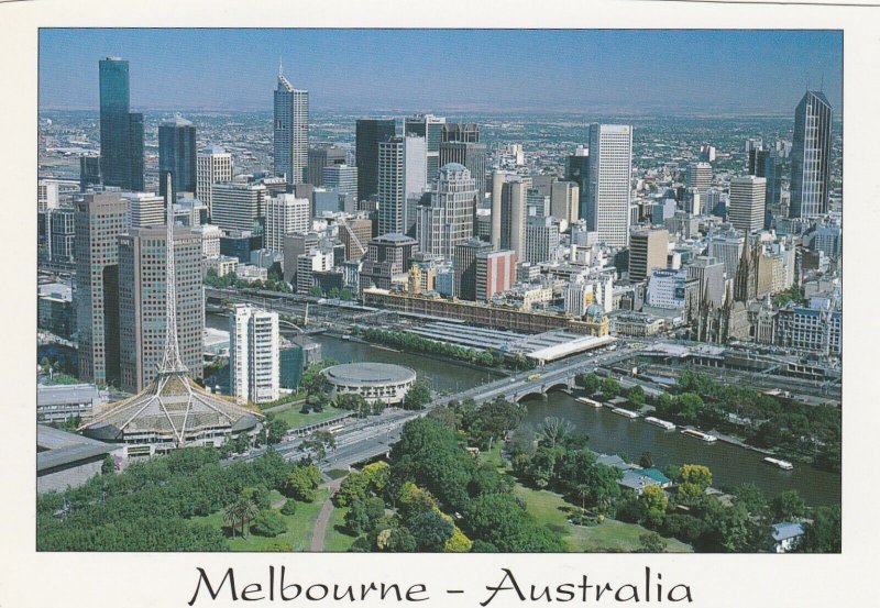 MELBOURNE, AUSTRALIA - Vintage POSTCARD