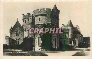 Modern Postcard Hendaye Chateau Abbadia