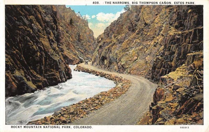 Group Of 8 Estes Park Colorado Rocky Mt Park Antique Postcards K32086