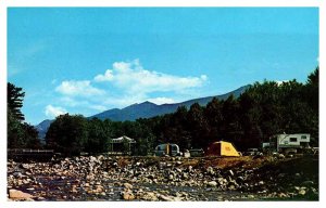 Postcard CAMPGROUND SCENE Lincoln New Hampshire NH AT4403