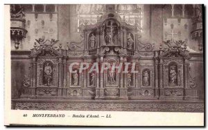 Old Postcard Montferrand Altarpiece & # 39autel