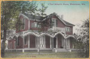 Watertown, Wis., Carl Schurz's Home, Revolutionary, Statesman & Reformer-1911