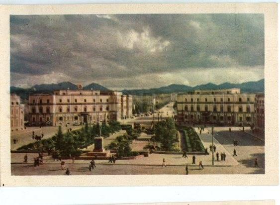 130967 ALBANIA TIRANA old postcard