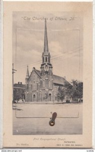OTTAWA , Illinois , 1905 ; Pop-out views of churches