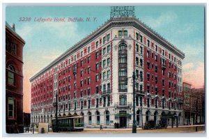 c1960's Lafayette Hotel Building Exterior View  New York NY Vintage Postcard 