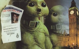 Doctor Dr Who Aliens Of London World War 3 Poster Postcard