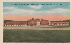 South Carolina Greenville Shriners Hospital For Crippled Children