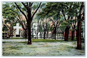 c1910's View Of Bienville Square Mobile Alabama AL Tuck's Antique Postcard