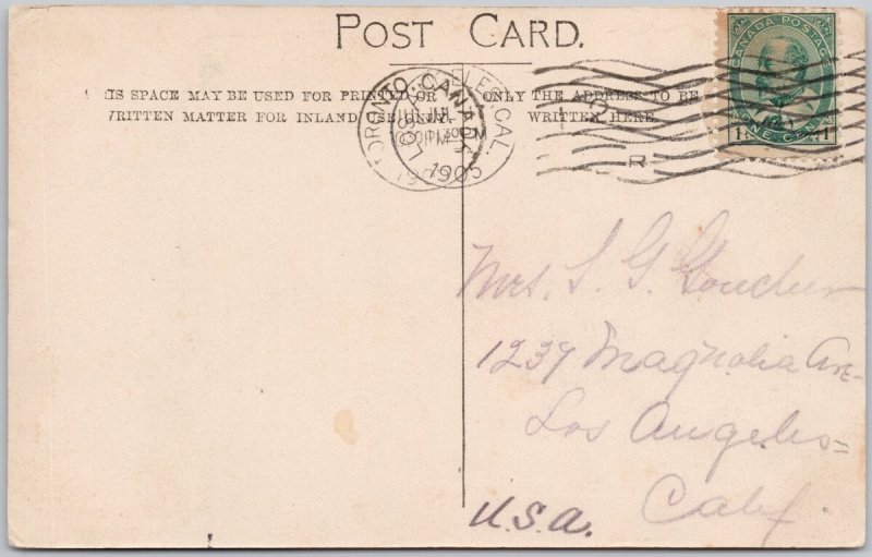 Vintage 1905 St. James Cathedral Toronto Canada Galbraith Postcard H81