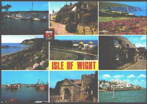 Isle of Wight Postcard - Views of The Isle of Wight    LC4342