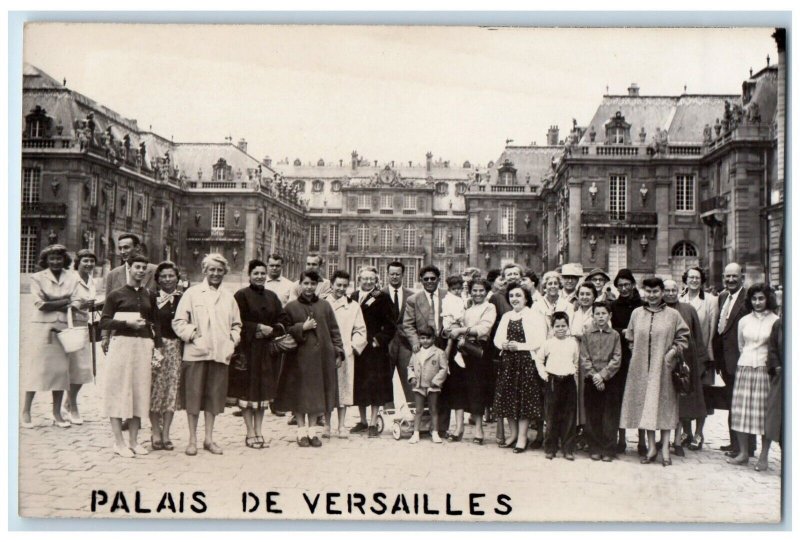 c1910's Palais De Versailles Building France RPPC Photo Unposted Postcard 