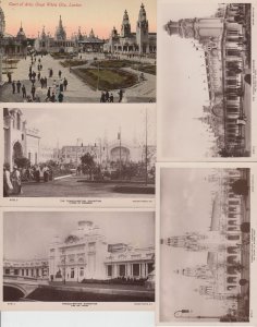 FRANCO BRITISH EXHIBITION EXPO 1908 London U.K. 50 Vintage Postcards (L4571)