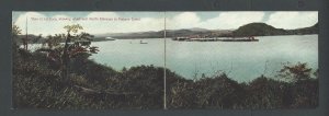 Ca 1910 PPC La Boca CZ Panama Two Part View Of Wharf & Entrance To Canal Mint