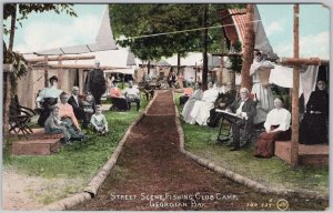 Vintage Georgian Bay Fishing Club Camp Ontario Unused Postcard H81