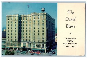 c1960 Daniel Boone Capitol Washington Streets Charleston West Virginia Postcard