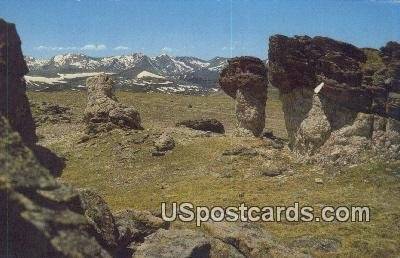Mushroom Rock - Rocky Mountain National Park, Colorado CO