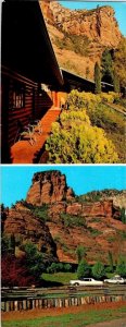 Sedona, AZ Arizona  SLIDE ROCK LODGE  1978 3½ X 8¾ ROADSIDE MOTEL Postcard