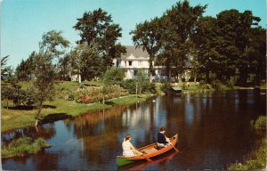 Palmeter's Country Home Kentville Nova Scotia NS Canoeing Unused Postcard H20