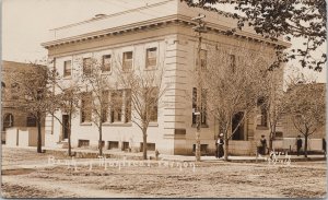 Bank of Montreal Vernon BC (open previous year) Schofield RPPC Postcard F40