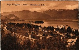 CPA AK STRESA Panorama ed Isole ITALY (540654)