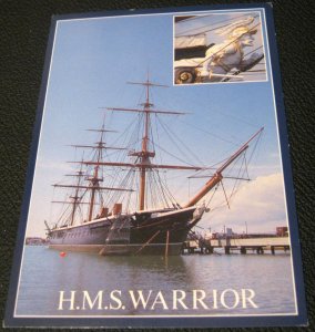 Ships HMS Warrior Portsmouth PHA 26779 DRG J Arthur Dixon - used 1987