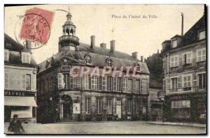 Old Postcard Avallon Place From & # 39Hotel Town