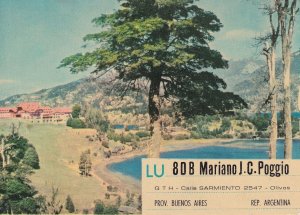 Buenos Aires Argentina Postcard Style Vintage QSL Amateur Radio Card