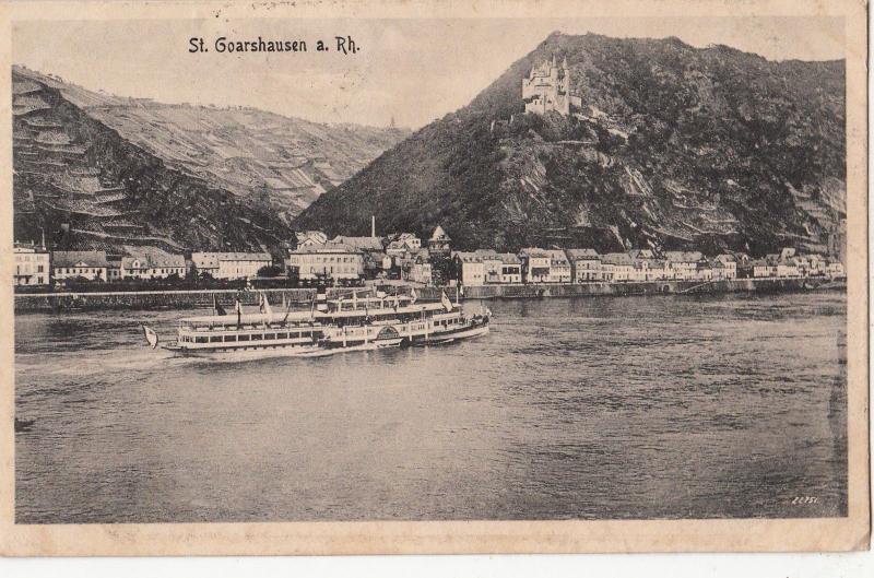 BF17368 st goarshausen a rh ship germany  front/back image