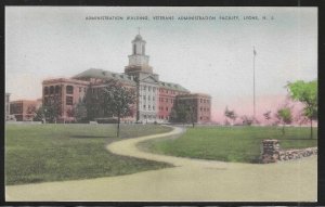 Veterans Administration Building, Lyons, N.J., Early Hand Colored Postcard