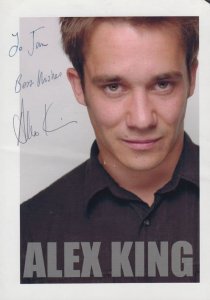 Alex King Ritchie Atkins Bad Girls Hand Signed Picture Photo Flyer