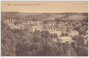 Panorama Pris Du Point De Vue Du Parc, SPA (Liege), Belgium, 1900-1910s