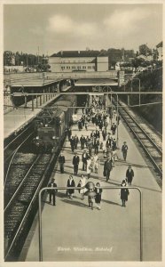 Switzerland Zurich Railway Station #3852 RPPC Photo Postcard 22-5757