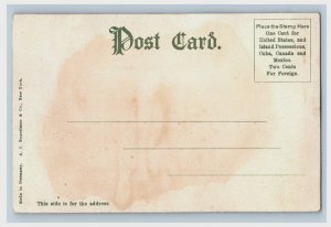 C.1907 Great White Fleet U.S. Cruiser Boston Postcard F168