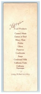 Victorian Bookmark Libby's Food Products B #5O 