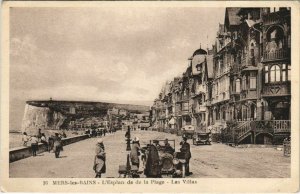 CPA MERS-les-BAINS Esplanade de la PLage (807397)