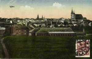 czech, IGLAU JIHLAVA, Panorama (1924) Postcard