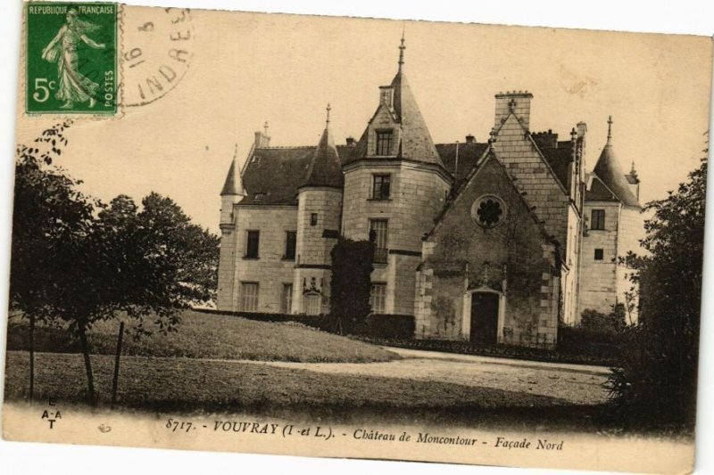 CPA VOUVRAY-Chateau de Moncontour-Facade Nord (266552)