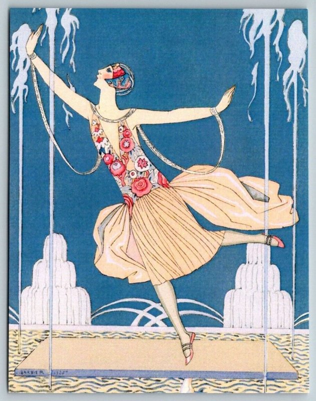 1920's  Ladies  Fashion   Replica  Postcard