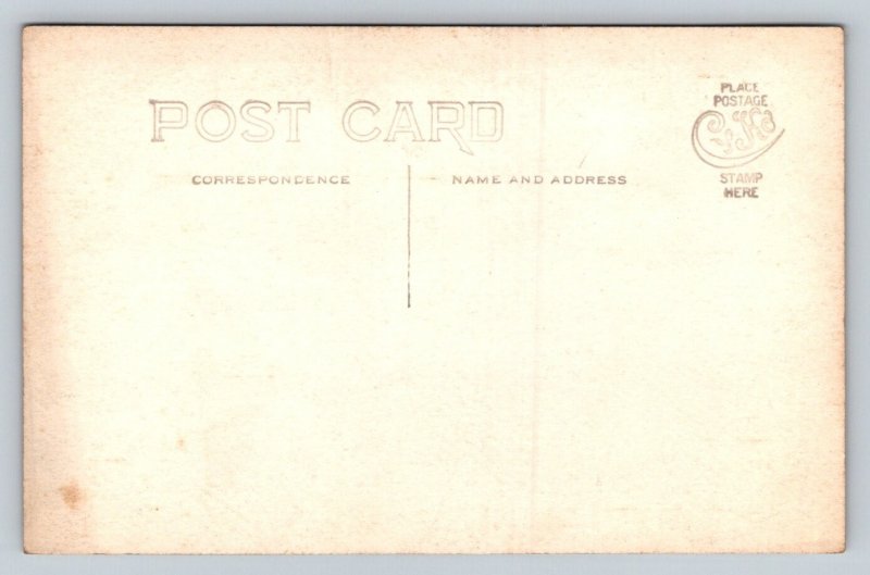 RPPC   Dapper  Handsome Men  Office Workers    Postcard