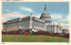 Vintage Postcard 1950s U.S. Capital Washington D.C. Potomac Dr.