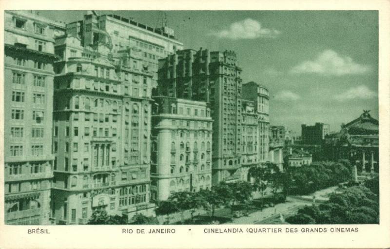 brazil, RIO DE JANEIRO, Cinelândia, Cinema District (1930s) Guanabara