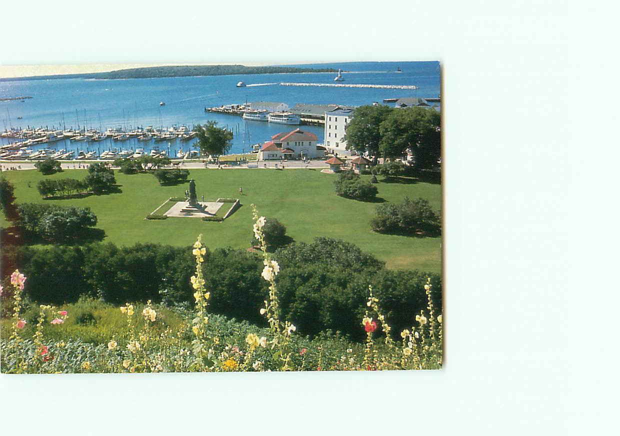 Vintage Postcard Mackinac State Historic Parks Mackinac Island Michigan