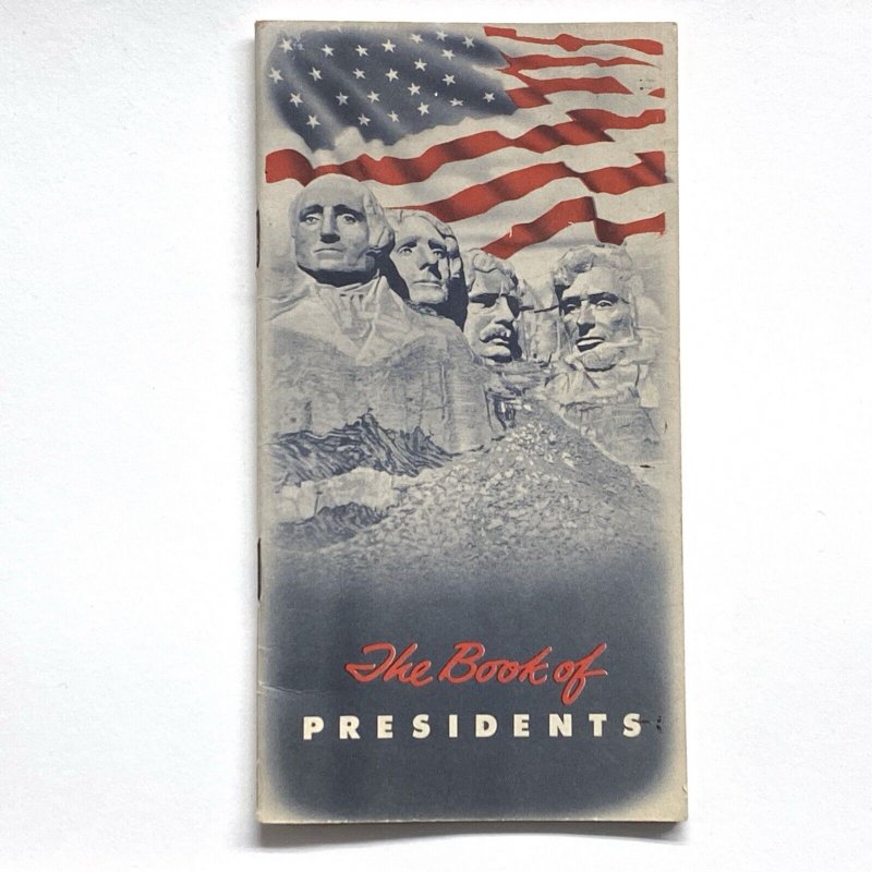 Vintage c1953 • The Book of Presidents • 25 Page Pamphlet
