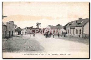Old Postcard The chapel of Oak loiron mayonnaise road Laval